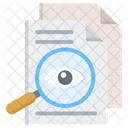 Transparencia Auditoria Datos Icono