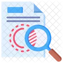 Transparency Zoom Analysis Icon