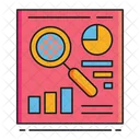 Transparency Search Analysis Pie Cahrt Icon