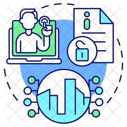 Transparency Icon - Download in Colored Outline Style