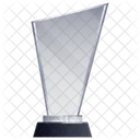 Glass Trophy Transparent Trophy Glass Award Icon