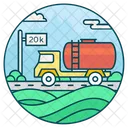 Oltanker Gastank Kraftstofftank Symbol