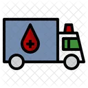 Transport LKW Rotes Kreuz Symbol