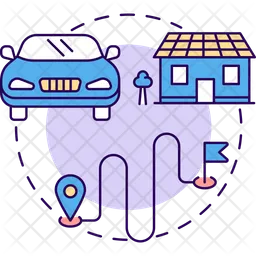 Transport back home  Icon