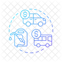 Cost Of Living Transport Cost Money Expense Icon