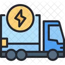 Transport Truck Trucking 아이콘
