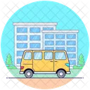 Minivan Transport Kleinbus Nahverkehr Symbol