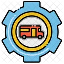 Transport Industry Car Plane Icon