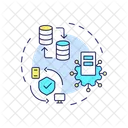 Transport Layer Tcpip Data Transfer Icon