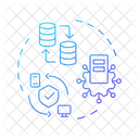 Transport Layer Tcpip Data Transfer Icon