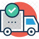 Delivery Confirmation Truck Icon