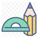 Lapiz Angulo Dibujar Icono