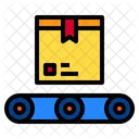 Transportador Caja De Paquete Icono