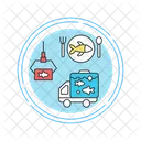 Transportar pescado  Icono