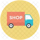 Transportation Truck Shopping Icon