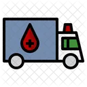 Transportation Truck Red Cross Icon