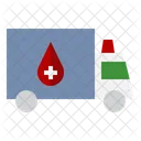 Transportation Truck Red Cross Icon