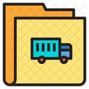 Logistic Folder Transportation Folder Icon