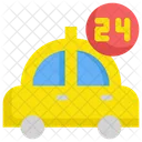 Hours Taxi Service Icon