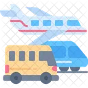 Transportation Infrastructure Train Icon