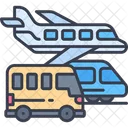 Transportation Infrastructure Train Icon