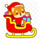 Transportation Santa Claus Gift Icon