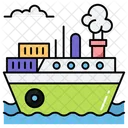 Transportation Ship Boat Icon