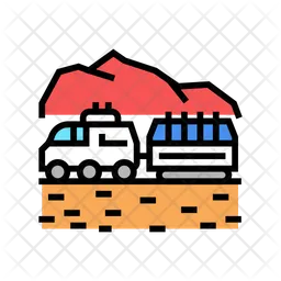 Transportation Truck  Icon