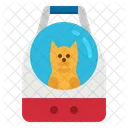 Trager Hund Rucksack Symbol