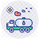 Combustible para transporte  Icono