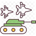 Militar Transporte Tecnologia Icono