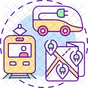 Transporte público limpio  Icon