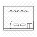 Transporte subterrâneo  Ícone