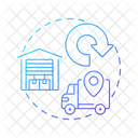 Transporting Return Reverse Logistics Transport Icon