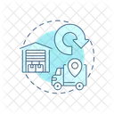 Transporting returns  Icon
