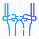 Trapecio Mano Circo Icono