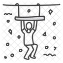 Trapecio Acrobatico Gimnasta Icono