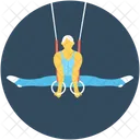 Trapeze Rings Acrobat Icon