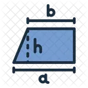 Trapezio Geometria Matematica Ícone