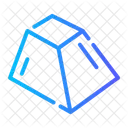 3 D Trapezio Geometria Ícone