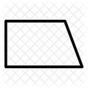 Matematica Forma Trapezio Ícone