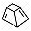 3 D Trapezium Geometry Icon