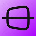 Trapezoid Line Horizontal Trapezoid Line Horizontal Line Horizontal Icon