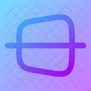 Trapezoid Line Horizontal Trapezoid Line Horizontal Line Horizontal Icon