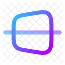 Trapezoid Line Horizontal Trapezoid Line Horizontal Line Horizontal Icon