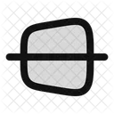 Trapezoid Line Horizontal Trapezoid Line Horizontal Line Horizontal Icon