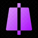 Trapezoid Line Vertical Trapezoid Line Vertical Line Vertical Icon