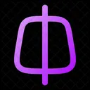 Trapezoid Line Vertical Trapezoid Line Vertical Line Vertical Icon