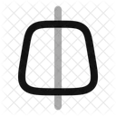 Trapezoid Line Vertical Trapezoid Line Vertical Line Vertical Icon