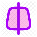 Trapezoid Line Vertical Trapezoid Line Vertical Line Vertical Icon